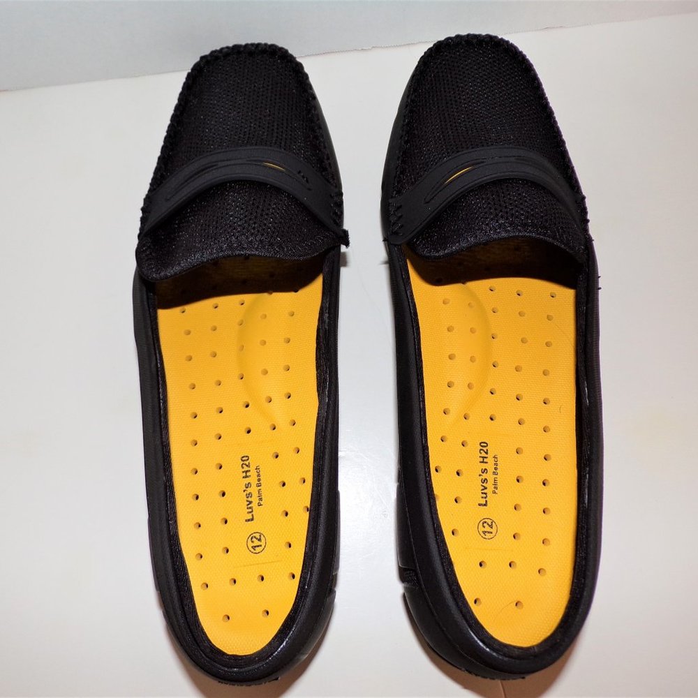 Luv's H20 Palm Beach Men's Black Slip-on Loafer - Picture 5 of 8